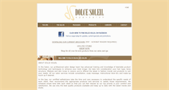 Desktop Screenshot of dolcesoleil.com